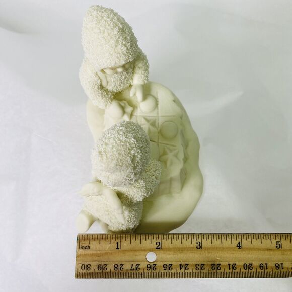 Department 56 Snowbabies "Stars In-A-Row Tic-Tac-Toe" Figurine Statue Retired - Picture 12 of 13
